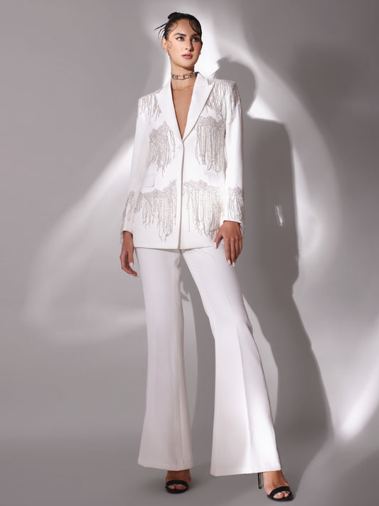 ANGELINA Embellished Blazer & Pants set (2Pc)