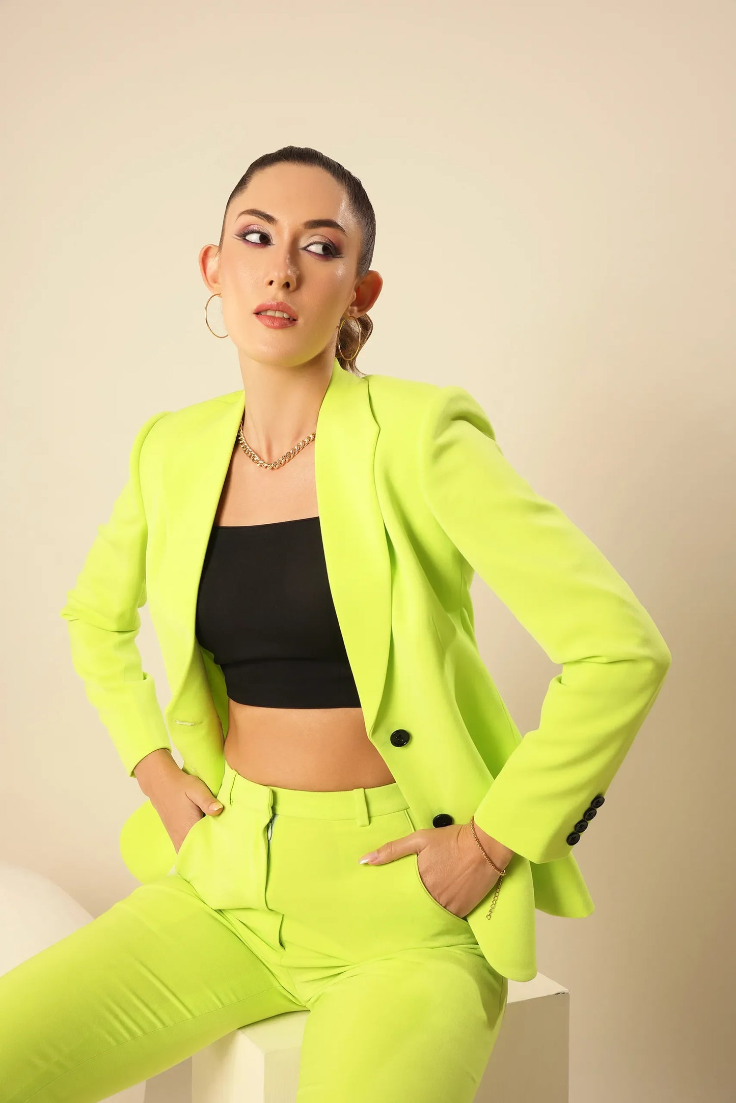 ANNE Blazer & Pants set