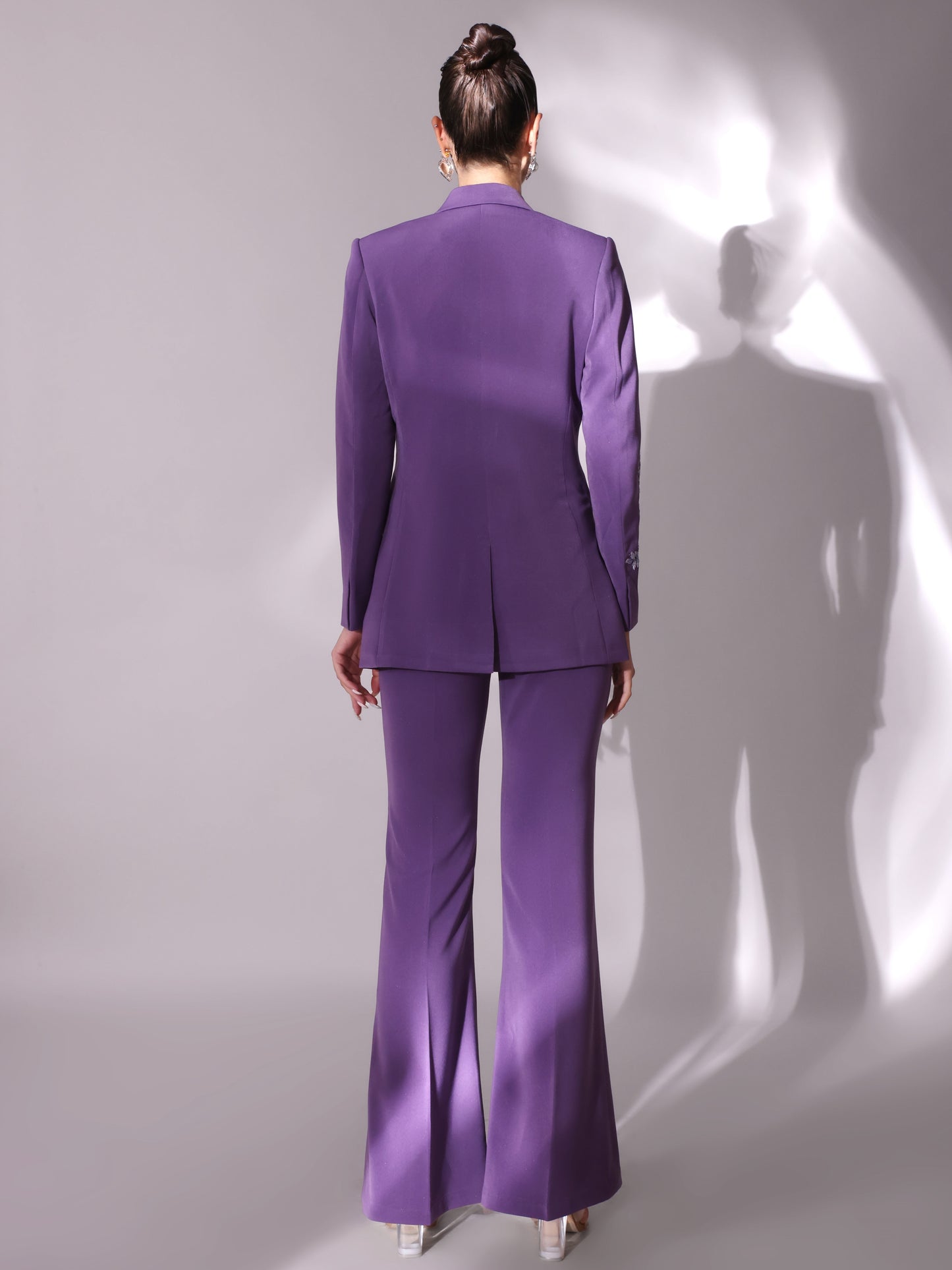 BROOKLYN Embellished Blazer & Pants set (2Pc)