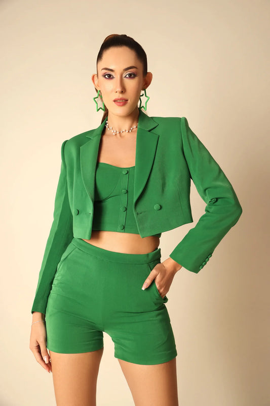 CAROLINE Blazer & Shorts set
