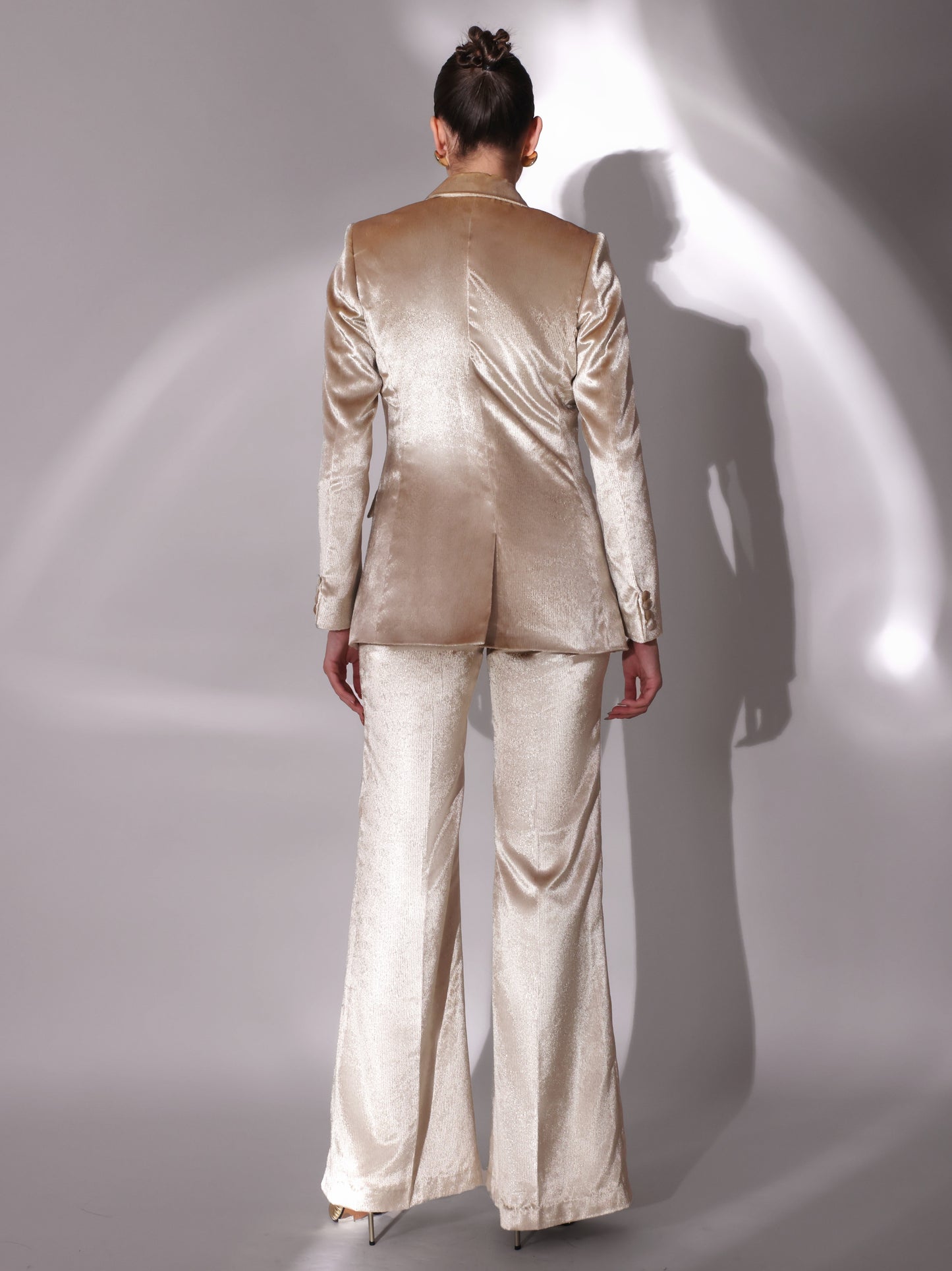 LYDIA Velvet  Blazer & Pants set (2Pc)