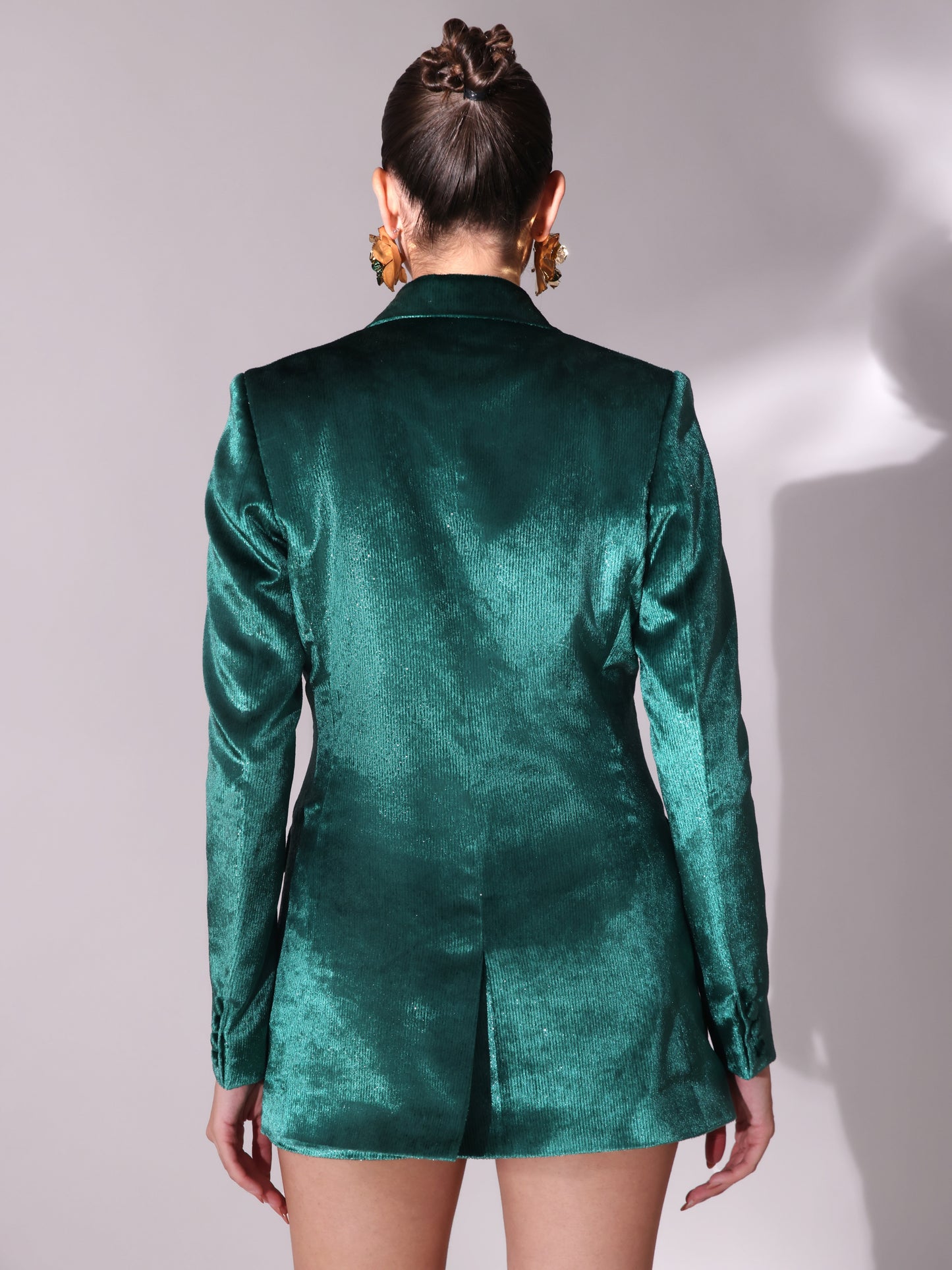 TESSA Velvet Blazer & Shorts set (2Pc)