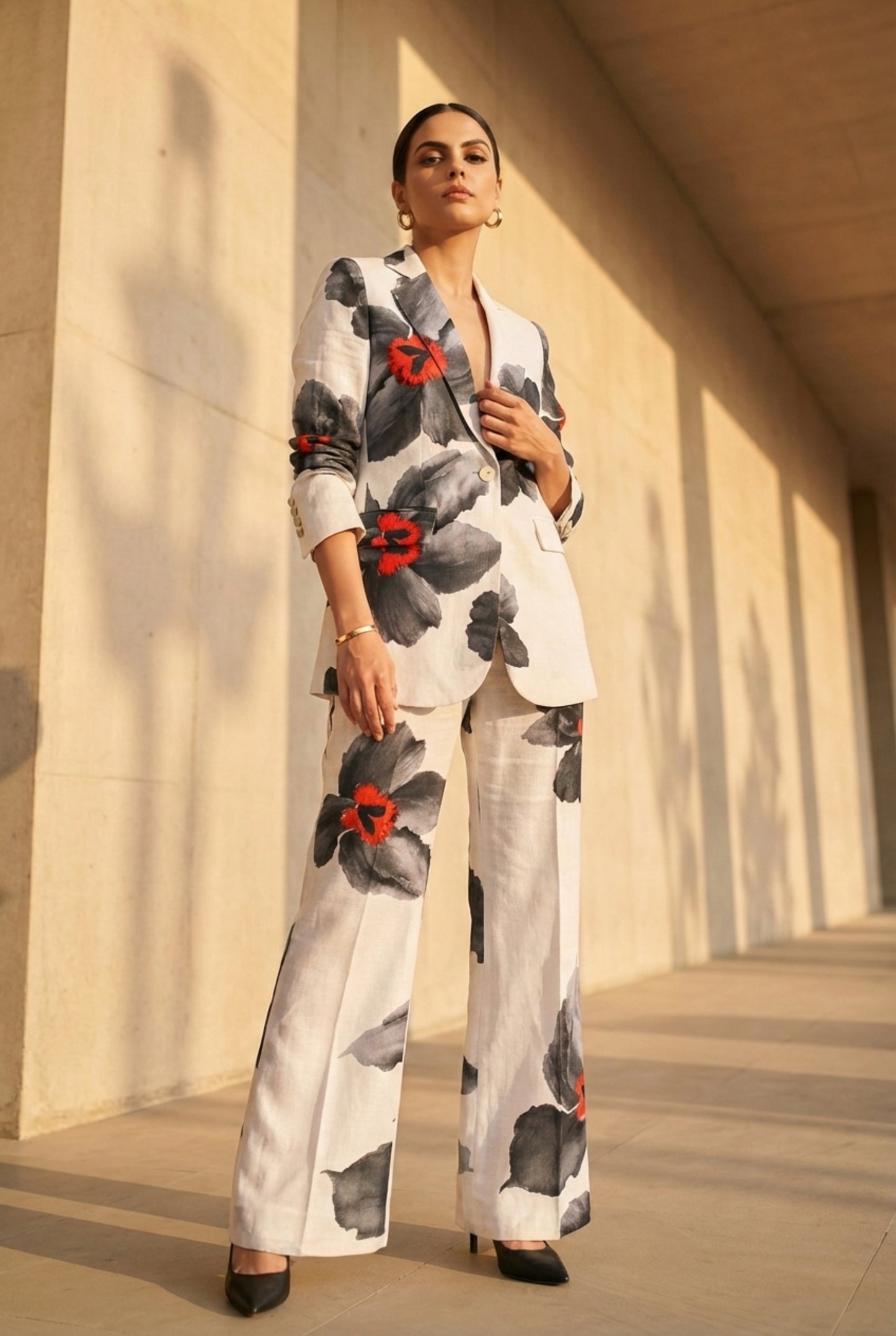 BLUSH Blazer & Pants set (2pcs)