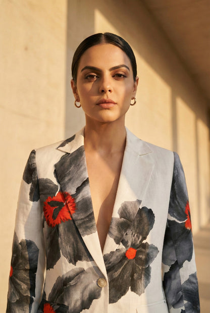 BLUSH Blazer & Pants set (2pcs)