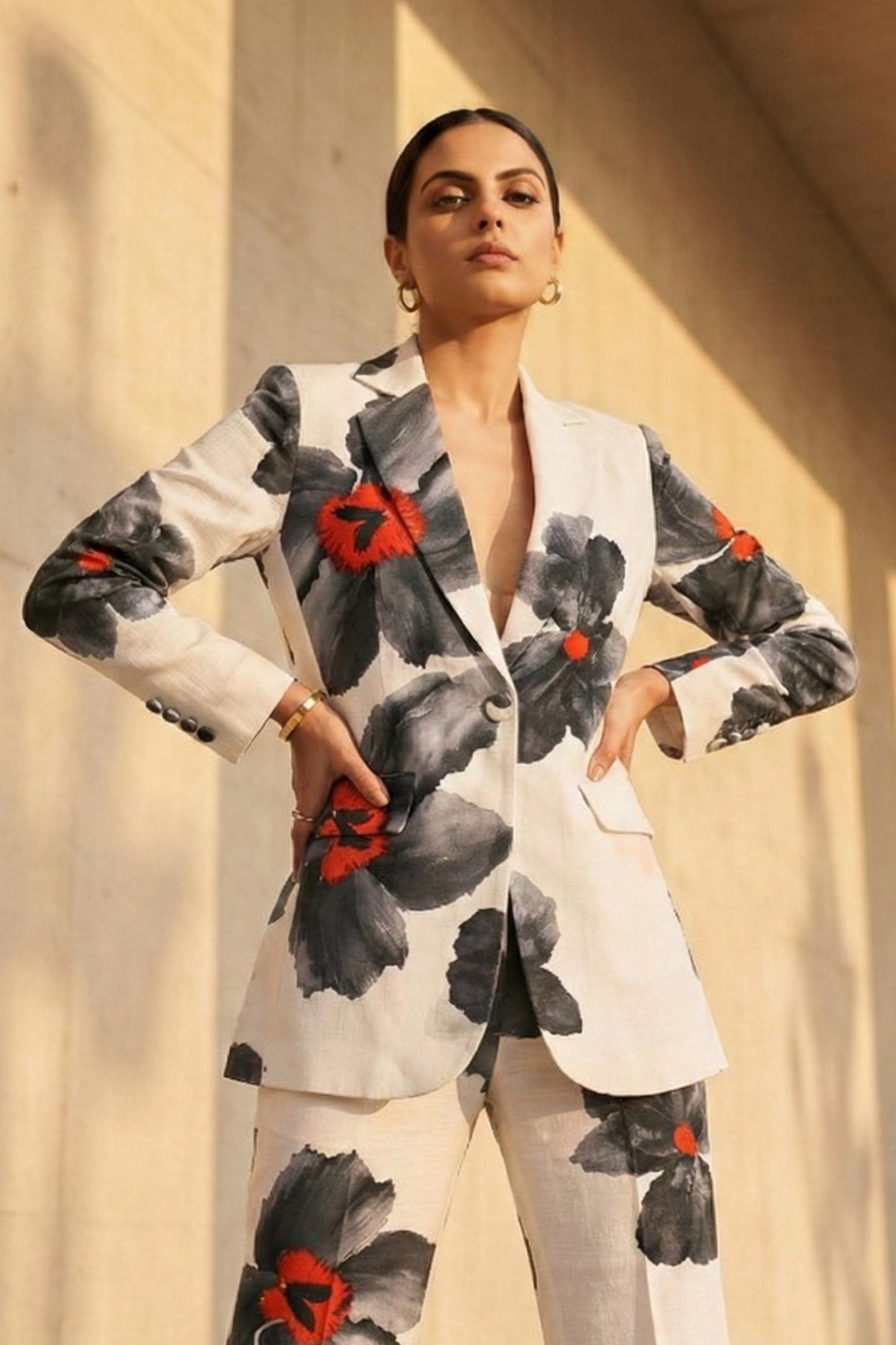 BLUSH Blazer & Pants set (2pcs)