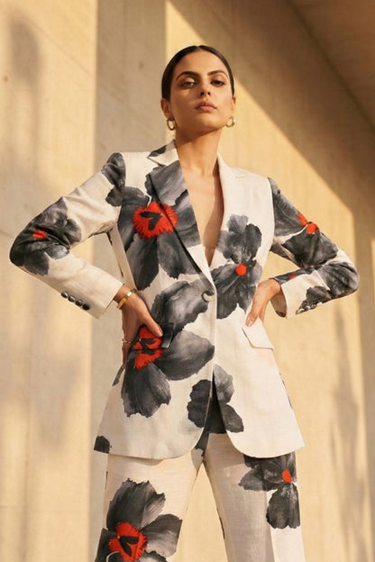 BLUSH Blazer & Pants set (2pcs)