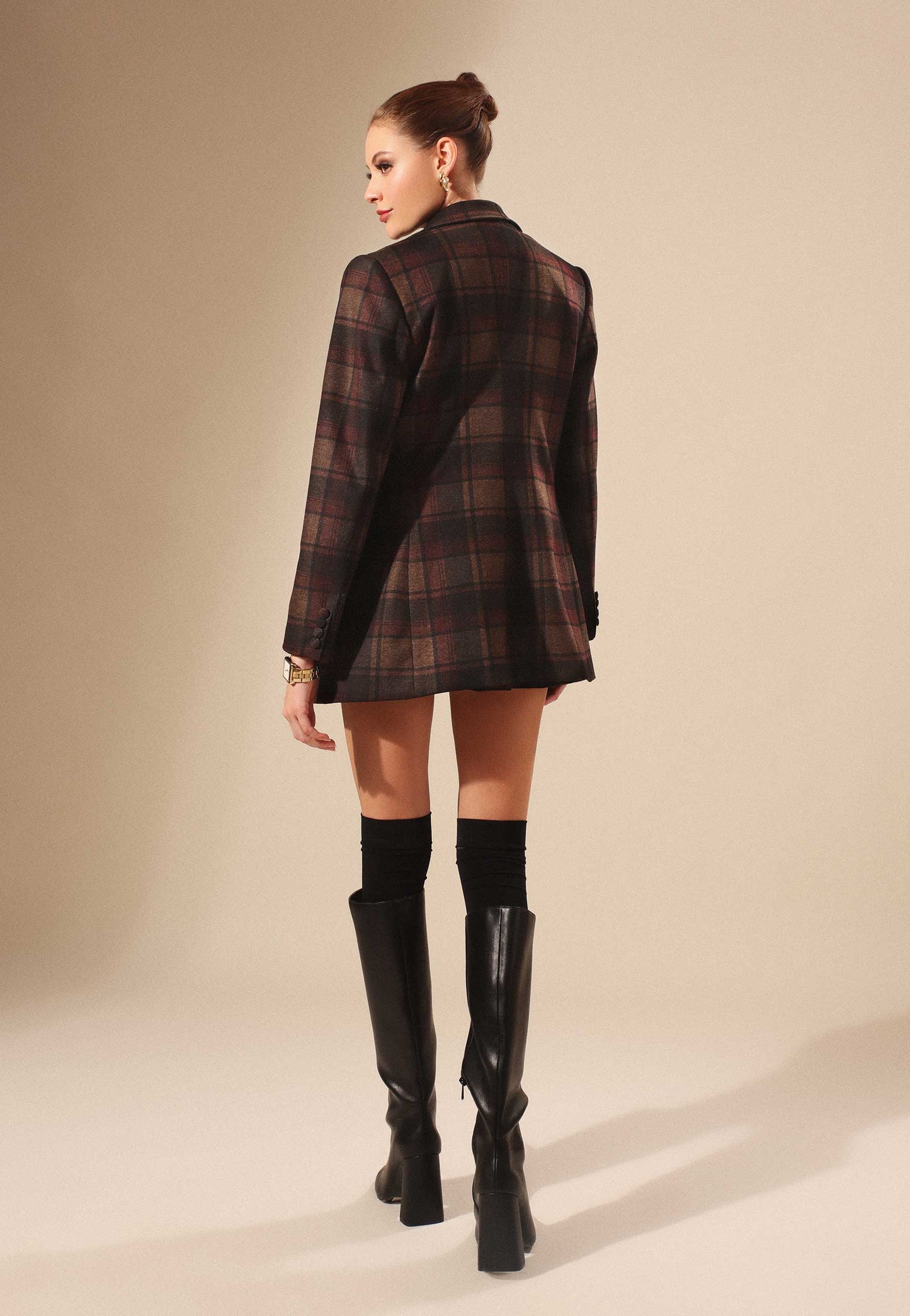 BRIANNA Blazer & Pleated Skirt Set (2 pc)