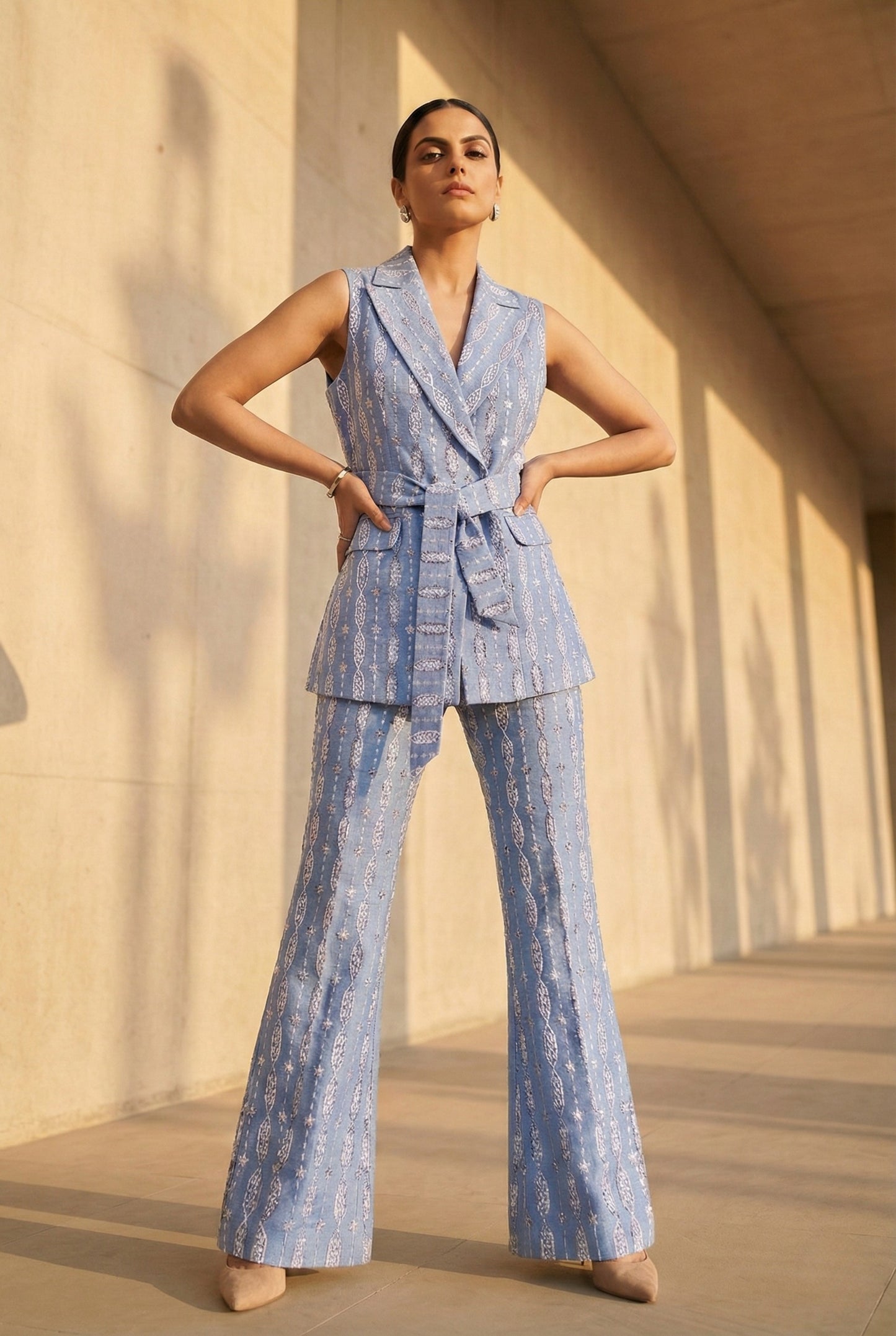 IVORA Denim Blazer & Pants set (2pcs)
